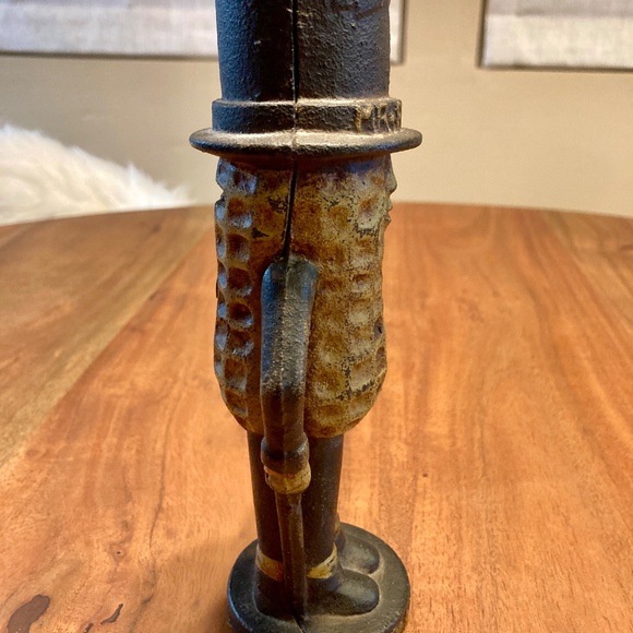 RARE! Vintage Cast Iron Mr Peanut Coin Piggy Bank-Almost 8" height - Picture 8 of 9